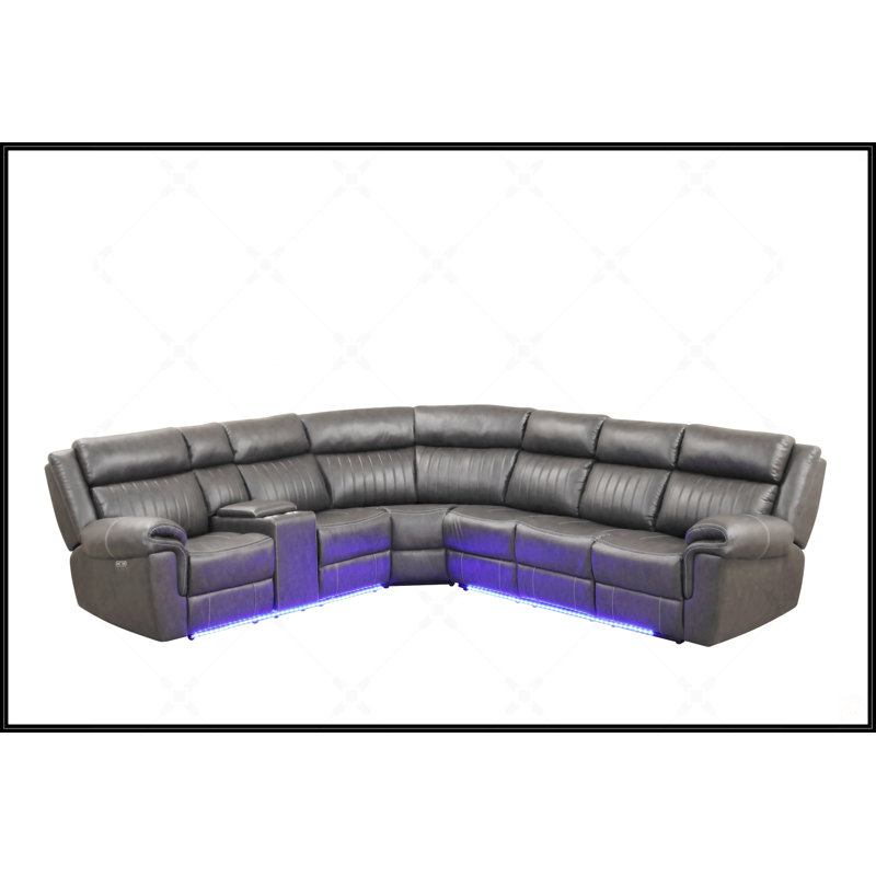 Canapé modulaire inclinable de style moderne avec haut-parleurs Bluetooth intégrés et recharge sans fil, disponible en plusieurs couleurs