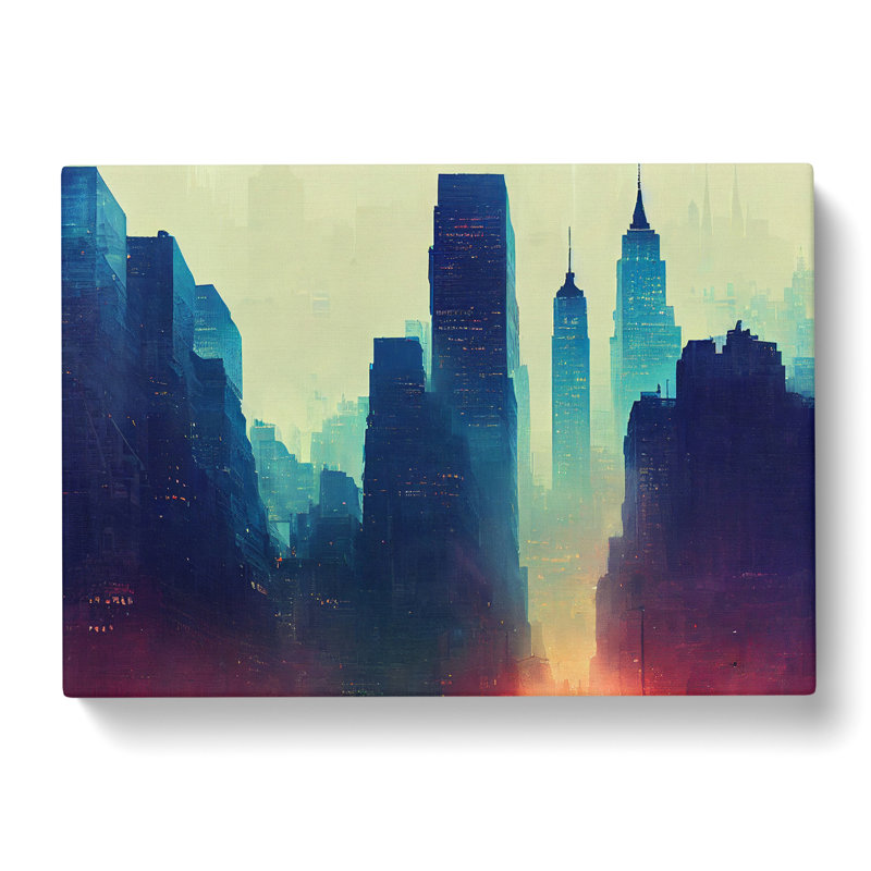 New York City Skyline Vol.2 - Wrapped Canvas, 35cm H x 50cm W x 3cm D