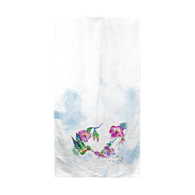 Serviette de plage hummingbird pour l’alimentation Ayumi