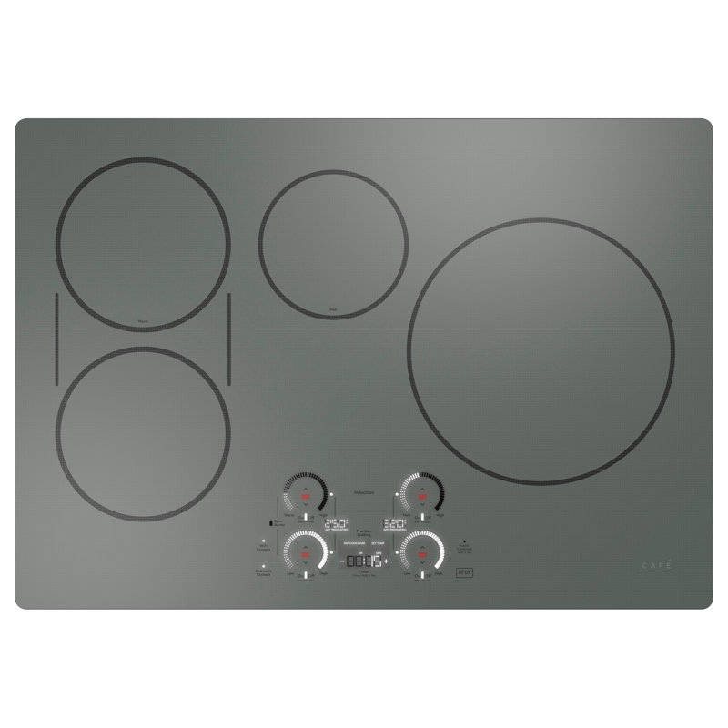 Plaque de cuisson électrique 30 po à 4 éléments Café, Acier inoxydable