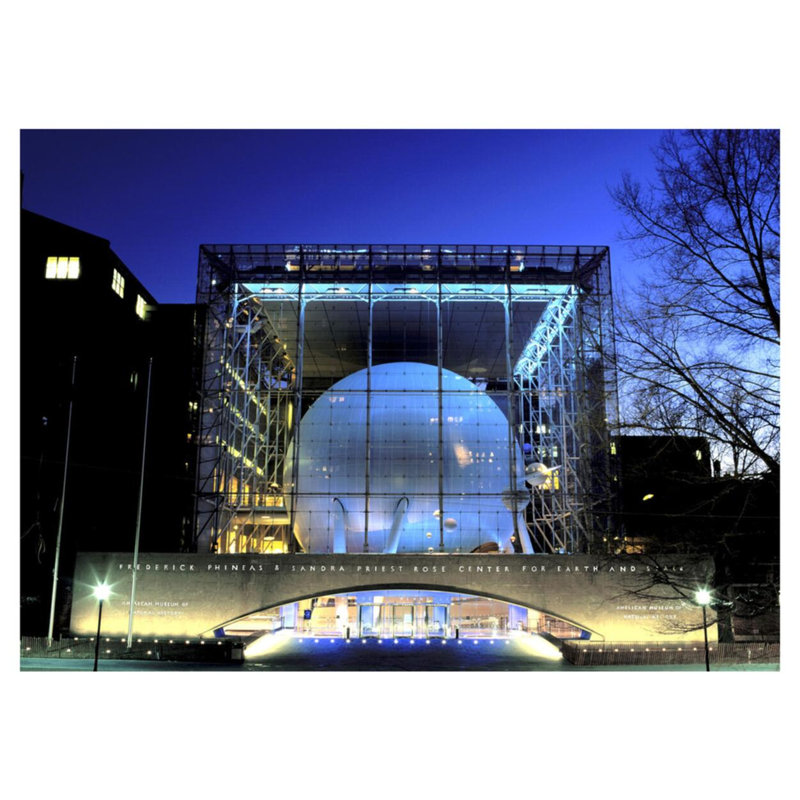 Rose Center for Earth and Space par Anonyme - Estampe numérique, H 32 po x l 40 po