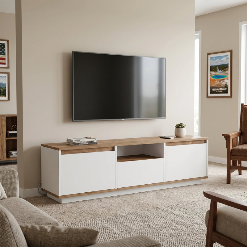 Meuble télé 63 po Avenal, Atlantic Pine