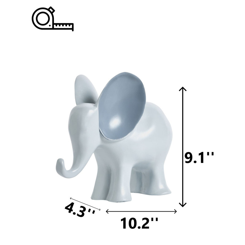 Éléphant peint à la main