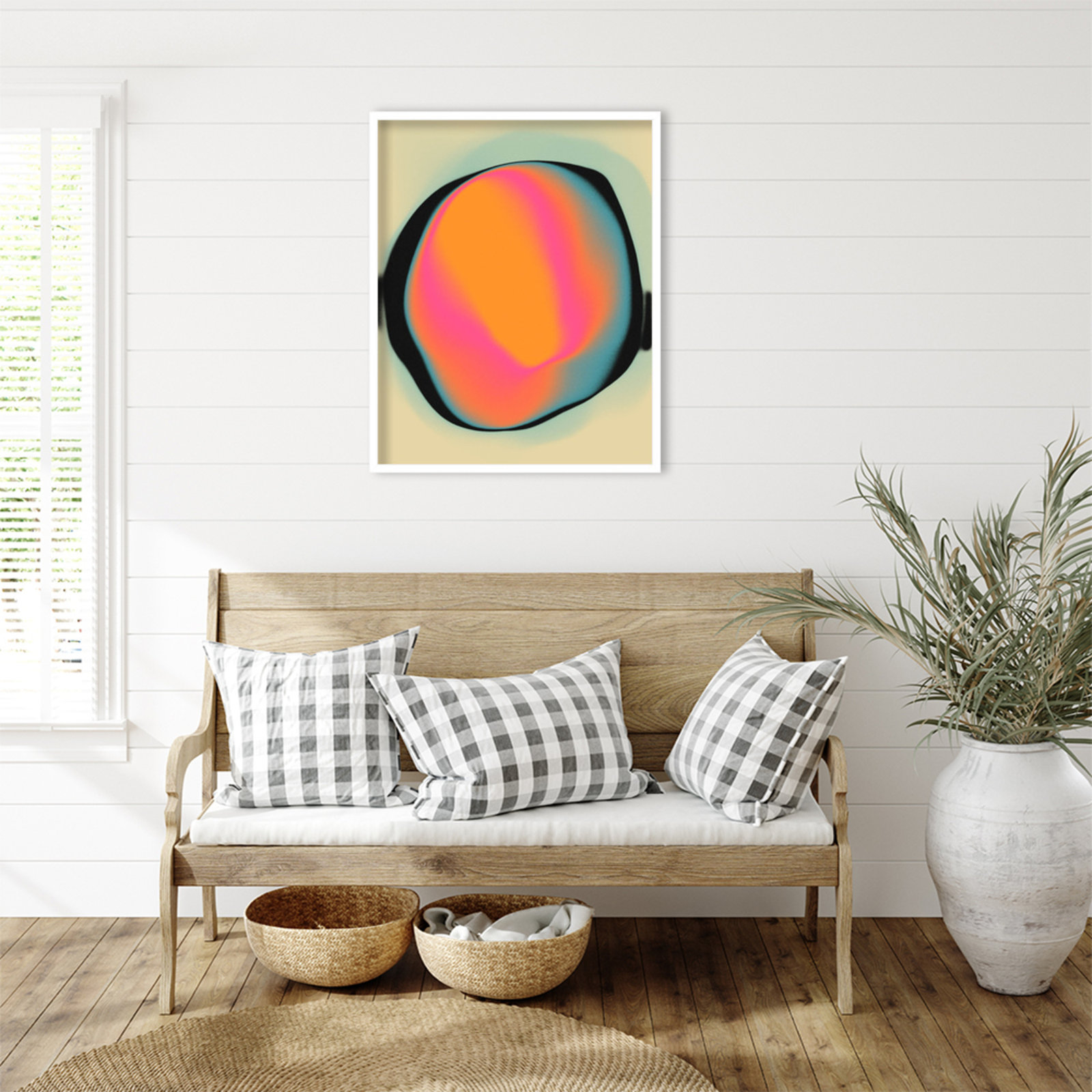 Ghost 2 Print by Jazzberry Blue, White, 33" H x 27" W x 1" D
