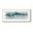 Blue Birch Morning - Matted and Framed Under Acrylic Glass, Large Living Room Wall Art