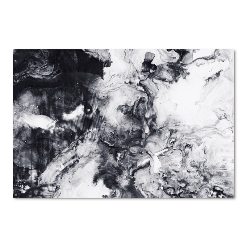 «Blue Blue and White», impression sur toile, H 40 po x l 60 po, Toile tendue
