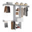 Système de rangement pour 250 personnes, chambre à coucher, blanc-429814346