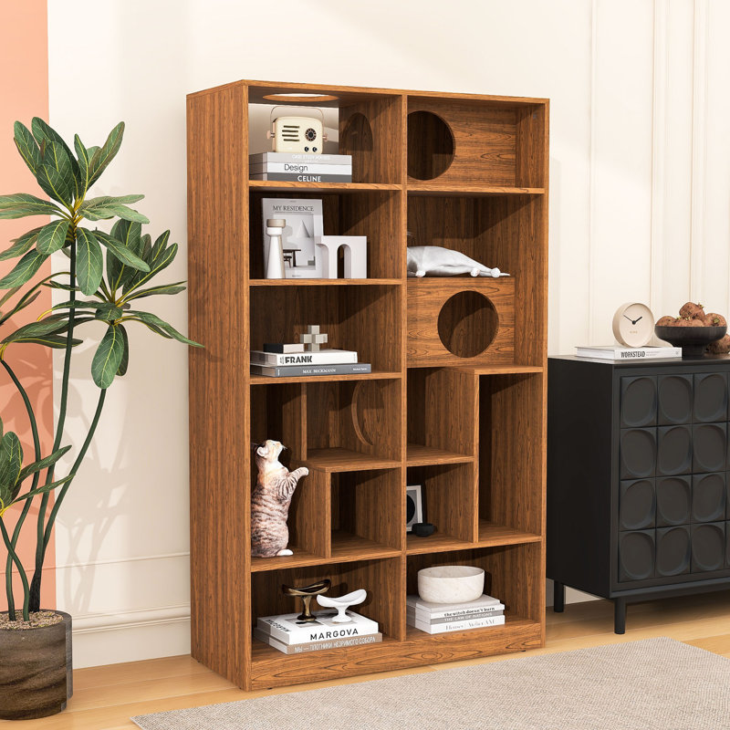 Bibliothèque pour chat Modern Modern, Brun