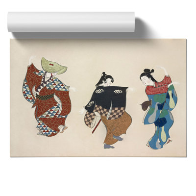 Dancers by Kamisaka Sekka - No Frame Painting