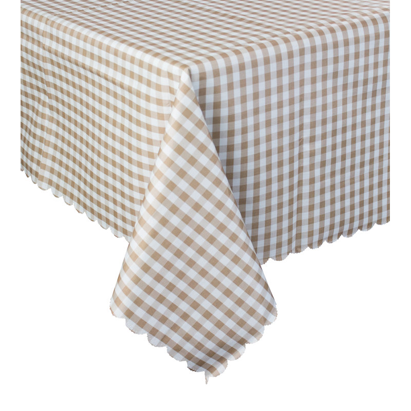 Nappe brun-blanc
