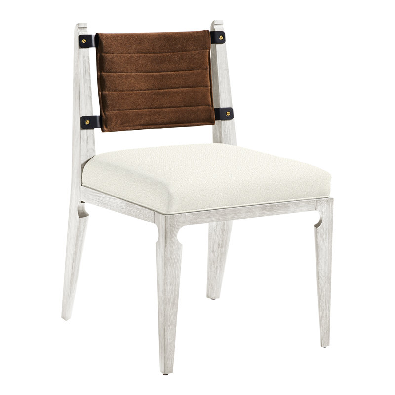 Thom Filicia Home Gifford Side Chair, Casa Blanca, Kenworth Pearl