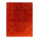 Overyed One-of-a-Kind Rectangle 8'2" X 10'5" Hand Knotted Area Rug