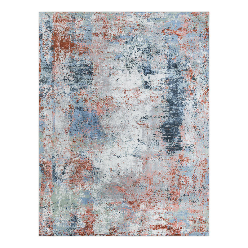 Hankinson Abstract Indoor Rug, Rectangle 9' x 12'