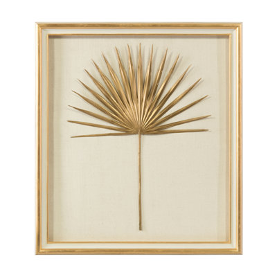 Palmetto Handmade Glam Plants & Flowers Wall Decor on Metal