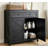 Farmhouse Kitchen Sideboard Buffet Cabinet With Adjustable Shelf And Barn Doors For Versatile Storage And Stylish Decor-1439195875