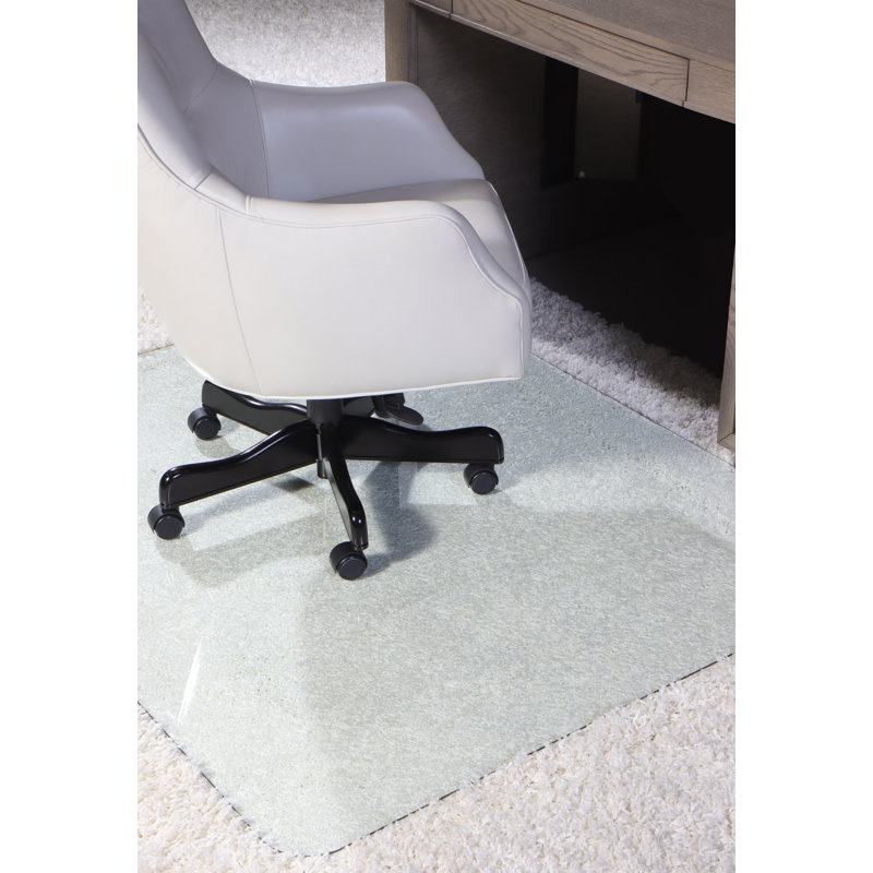 Tapis de chaise rectangulaire biseauté Hakima, H 0,25 po x l 46 po x P 36 po