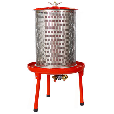 Presse à pommes hydraulique à vin 5,3 gallons / 20 L - Acier inoxydable pour la fabrication du cidre de vin
