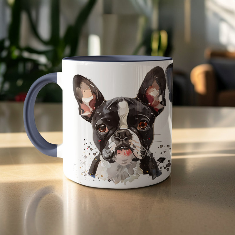 Ceramic Coffee Mug, Navy