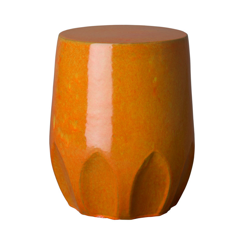 Tabouret Drood, orange vif 16,5 po x H 18 po, Bright Orange