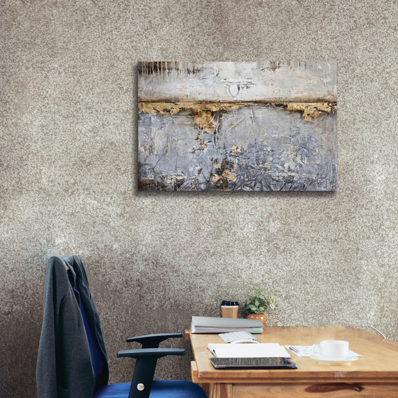 Reproduction sur toile, "Of d'autres temps" par Karen Hale, H 26 po x l 40 po x P 1,5 po