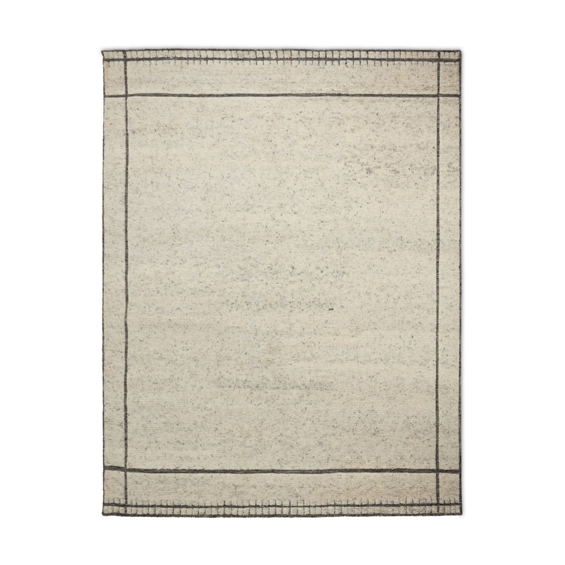 Tillman Hand-Knotted Rug-Tillman Espresso-10'x14', Rectangle 8' x 10', Tillman Ivory