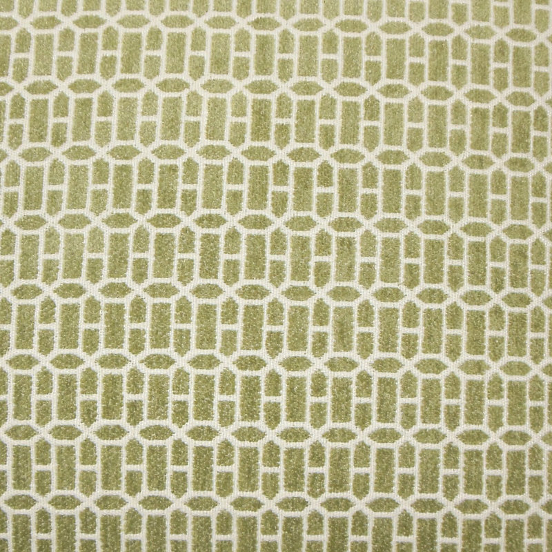 Coussin décoratif géométrique, Kiwi, 22 po x 22 po, Mélange de duvet