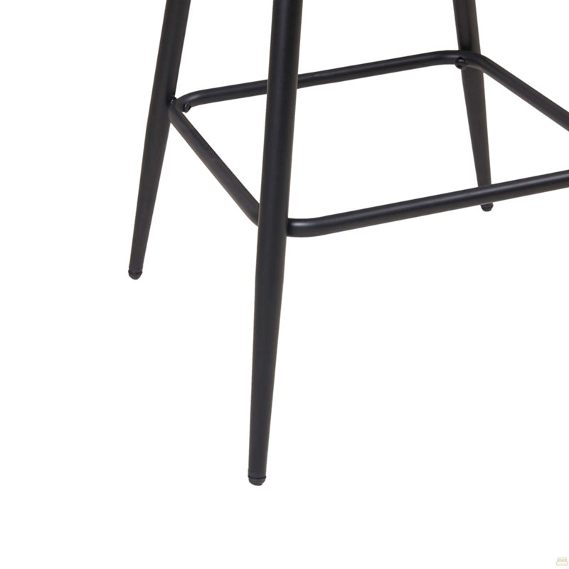 Tabouret de comptoir pivotant en similicuir