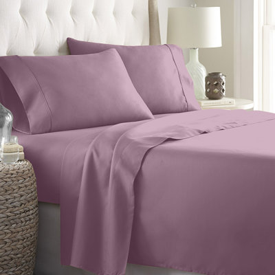 Ensemble de draps en sergé de coton 1000 fils 