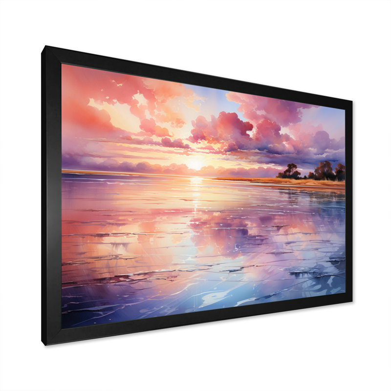 " Clouds Ethereal Drift ", Black Picture Framed, 30" H x 40" W x 1.5" D