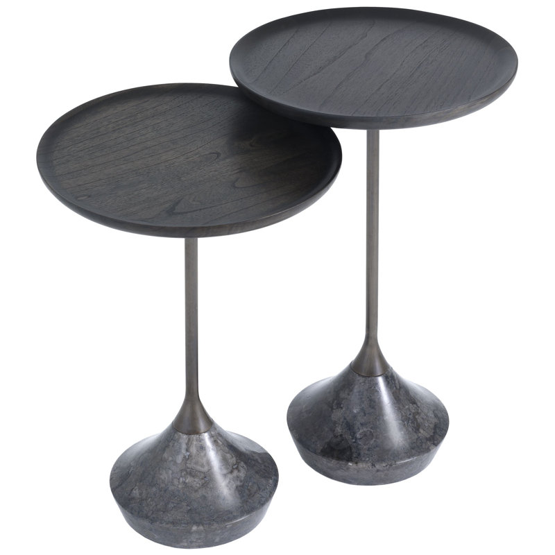 Puglia Solid Wood Nesting End Table