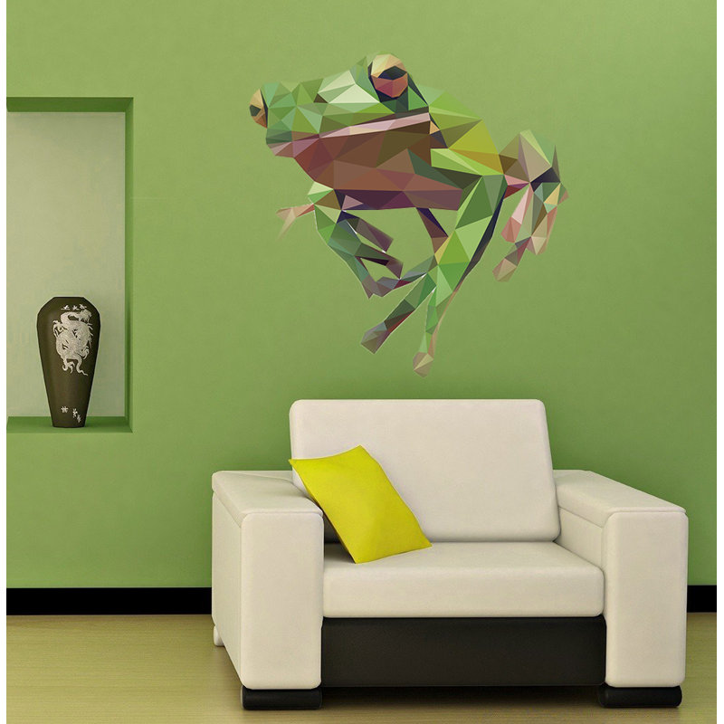 Adhésif décoratif grenouille, H 46 po x l 46 po