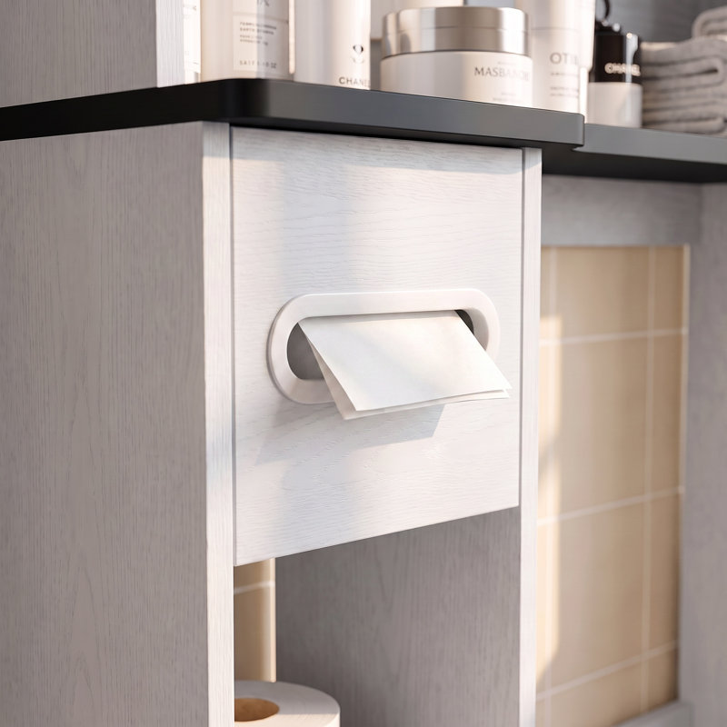 Armoire de rangement Farmhouse, Blanc