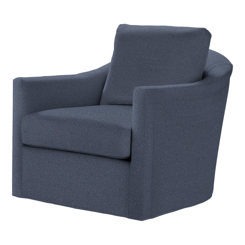 Fauteuil Catalina, Indigo Dutton (tissu performance) 1352-54, Expresso