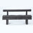 62" W Chenille Upholstered Bench with Backrest