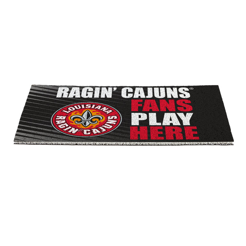 Tapis en PVC 28 po x 16 po University of Louisiana-Lafayette Fan