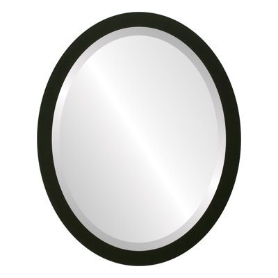 Azaleah Wood Flat Wall Mirror