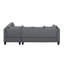 Canapé, chaise et repose-pieds rembourrés 104,5 po