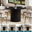 48"W Round Dining Table Seats 6-623883143-612706369