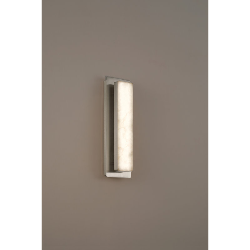 Applique murale à DEL 5CCT Ada - Finition acier brossé, Brushed Steel