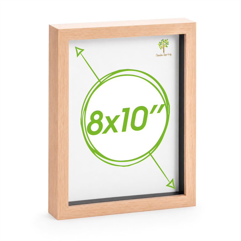 Shadow Box Picture Frame, 27.5cm H x 22.5cm W x 3.5cm D, Beige