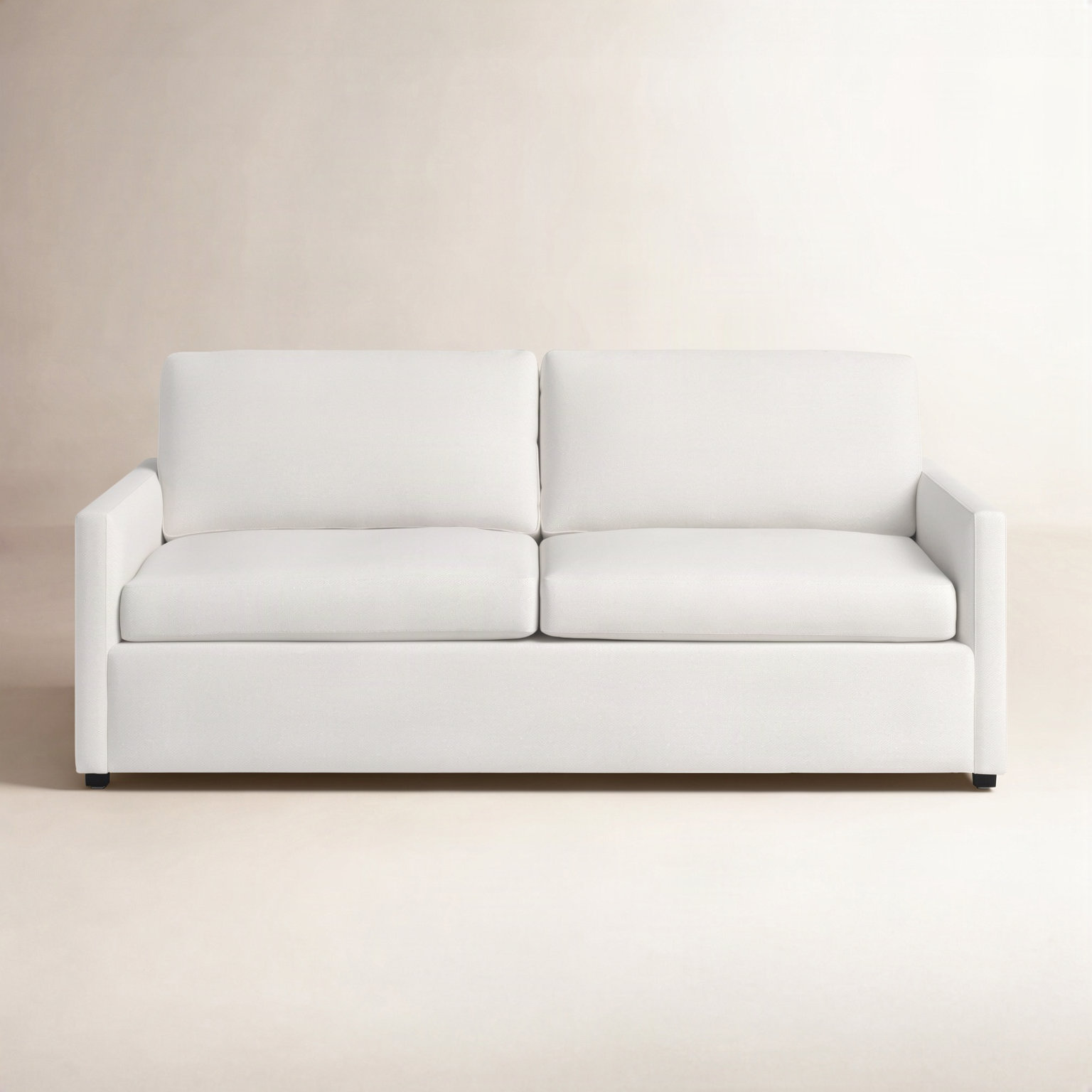 Damari 84'' Sofa, John Sepia Performance Linen Blend