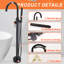 2 Handle Floor Mounted Freestanding Tub Filler with Diverter-107665817