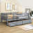 Wood Daybed with Two Drawers and Slats-209425338-209425341