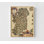Irlande - Visscher 1689, idée de décor rustique pour salle de bain d'invité, impression d'affiche de bureau irlandais, grand décor de couloir, carte encadrée de l'Irlande