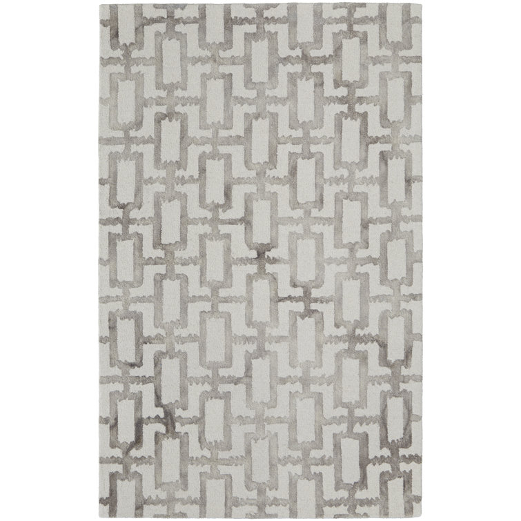 Marengo Performance Hand Tufted Wool Geometric Indoor Rug
