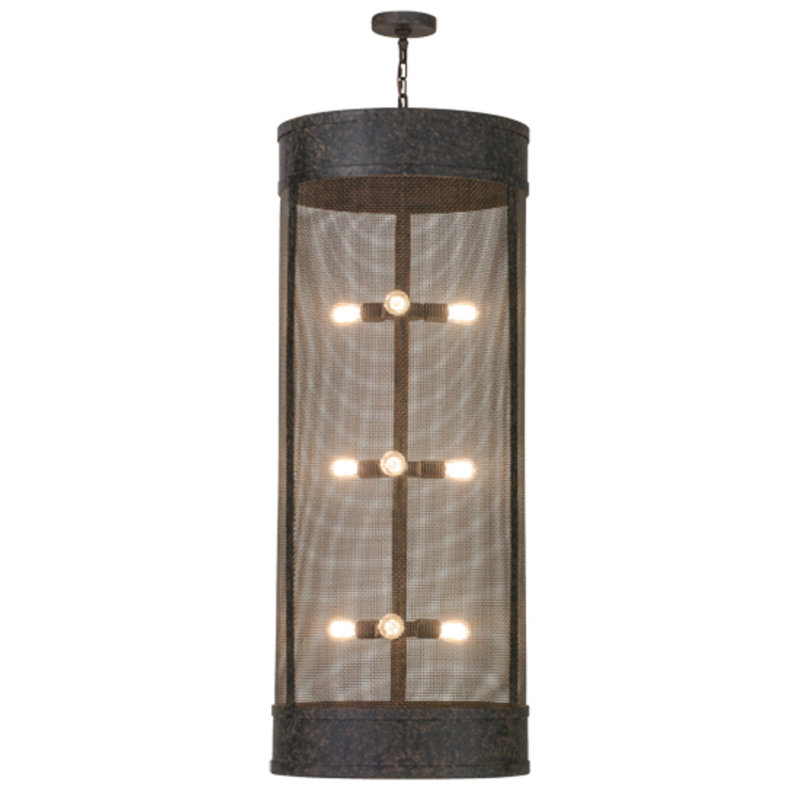 Lustre tambour 9 lumières Marsetta