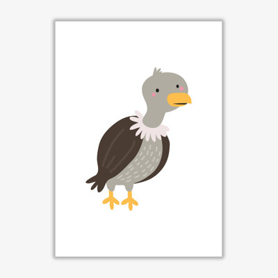 Children's Animals, Vulture - Print