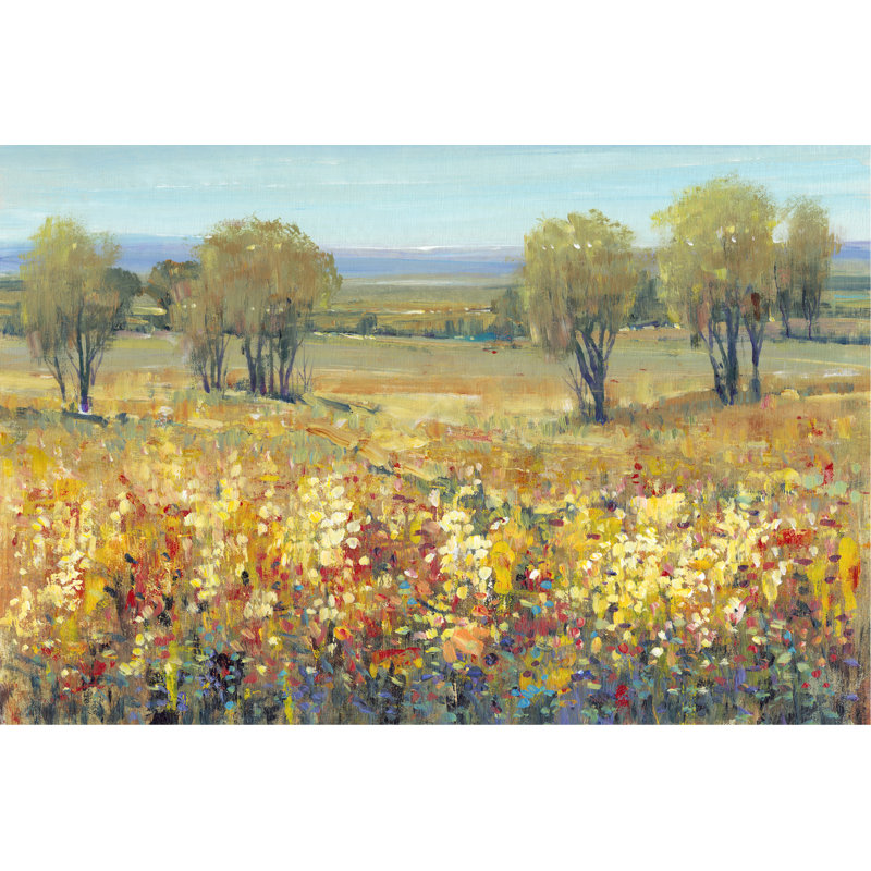 Golden Fields II by Timothy O' Toole - Painting, 30cm H x 46cm W, Wrapped Canvas