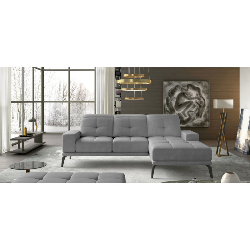 Airabella 3 Seater Velvet Sofa Bed, Grey
