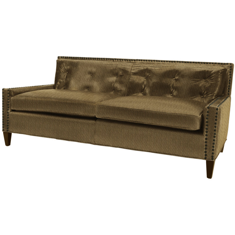 Sofa, Bella Black, Brushy Bayou, Old Gold E